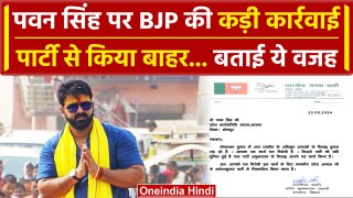 गायक Pawan Singh के खिलाफ BJP का कड़ा एक्शन, पार्टी से किया बाहर, बताई ये वजह | वनइंडिया हिंदी