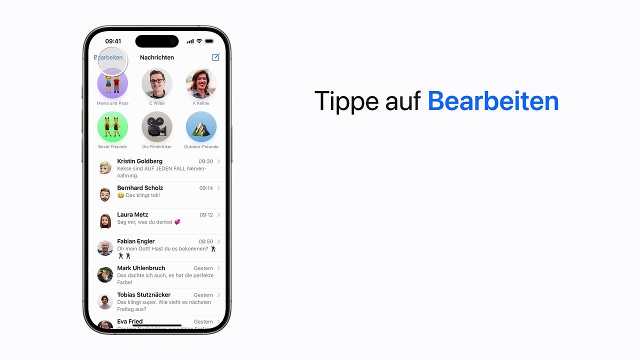 Gelöschte „Nachrichten“-Konversationen auf deinem iPhone wieder her stellen