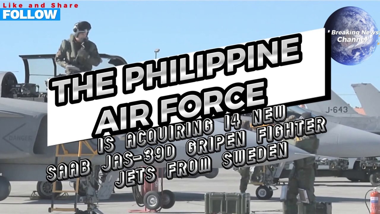 JAS 39D Gripen Fighter Jets From Sweden For The Philippine Air Force