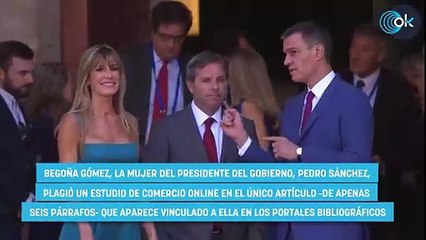 Begoña Gómez plagió un estudio sobre comercio online en su único artículo ‘académico’ de 6 párrafos