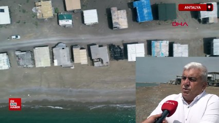 Antalya sahilleri kaçak yapılardan arınıyor