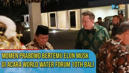 Momen Prabowo Bertemu dengan Elon Musk