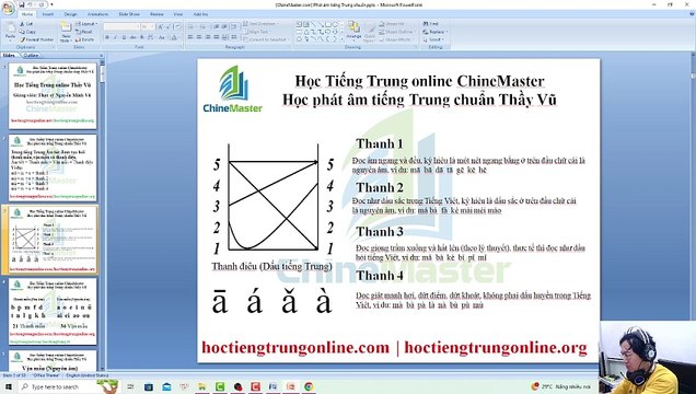 Học phát âm tiếng Trung chuẩn cùng Tiếng Trung Thanh Xuân Thầy Vũ