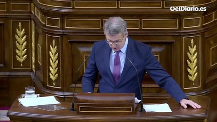 Feijóo, a Sánchez: "Cuanto más tiempo pase sin dar información sobre la corrupción que le acecha, más evidente hace que quiere ocultarla"