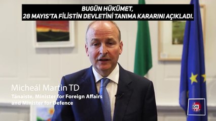 İrlanda: Filistin'i devlet olarak tanıyacağız