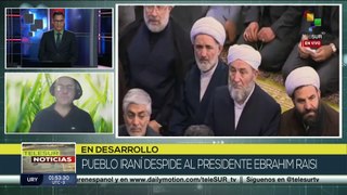 Irán desarrolla actos fúnebres del presidente Raisi y de altos funcionarios