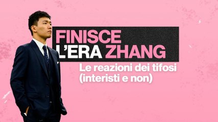 Finisce l'era Suning, le reazioni dei tifosi: ringraziamenti ma anche sfottò per Zhang