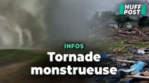 Les images terrifiantes de la tornade monstre qui a détruit une ville dans l’Iowa