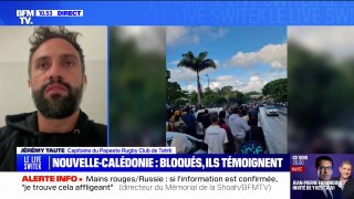 Jérémy Taute, capitaine du Papeete Rubgy Club de Tahiti est bloqué avec son équipe en Nouvelle-Calédonie depuis 10 jours