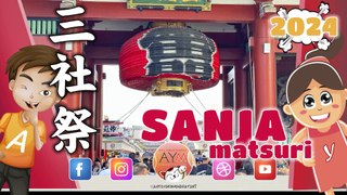 3 days in Tokyo’s Sanja Matsuri 2024 ⛩️ In Asakusa! 3 giorni seguendo il Sanja Festival! ⛩️