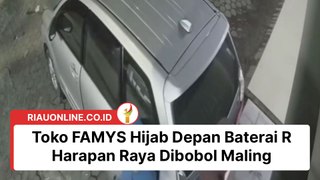 Toko FAMYS Hijab Depan Baterai R Harapan Raya Dibobol Maling