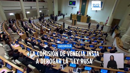 El Consejo de Europa insta a derogar la 'ley rusa' en Georgia