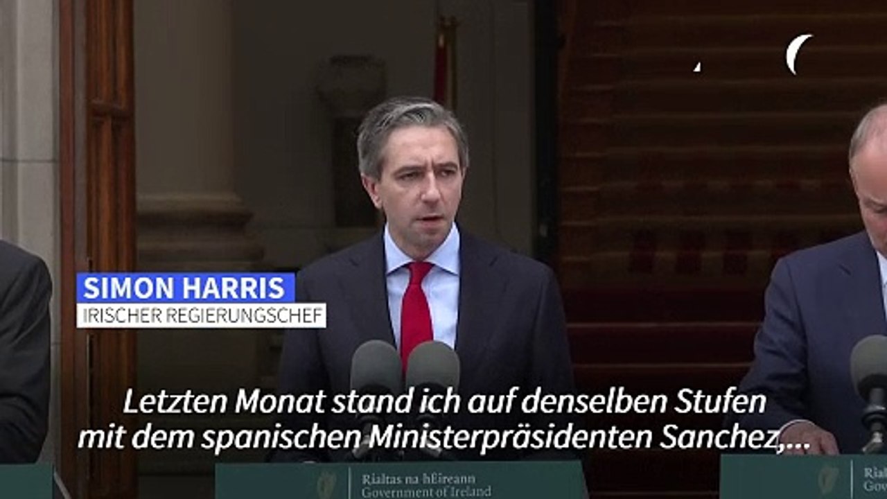 Irland, Spanien und Norwegen erkennen Staat Palästina an