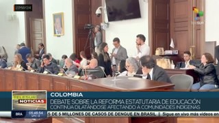 Debate de Reforma Estatutaria de educación colombiana sigue dilatándose