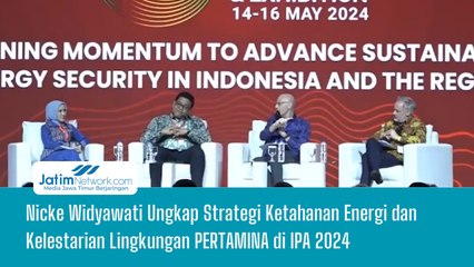 Nicke Widyawati Ungkap Strategi Ketahanan Energi dan Kelestarian Lingkungan PERTAMINA di IPA 2024