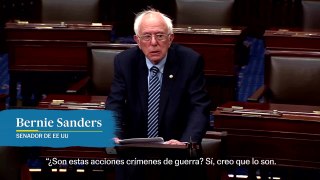 Bernie Sanders apoya las órdenes de detención de la Corte Penal Internacional