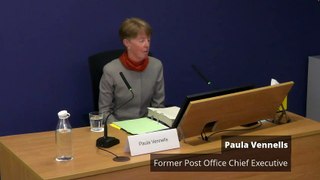 Paula Vennells apologises at Post Office inquiry