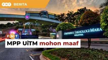 #MahasiswaUiTMBantah MPP mohon maaf atas kenyataan 'sedikit mengelirukan'