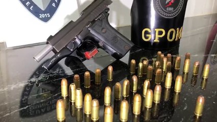 Dupla é detida com pistola e munições na rodovia de Cascavel