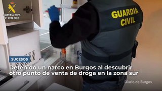 Detenido un narco al descubrir un punto de venta de droga al menudeo en la zona sur de Burgos