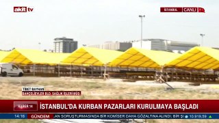 İstanbul'da kurban hazırlıkları sürüyor