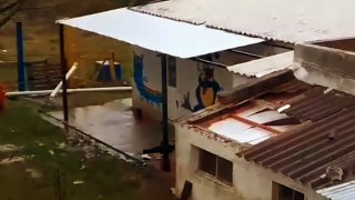Múltiples daños por vientos fuertes en Caraguatá, Tacuarembó, Uruguay (12/07/2023)