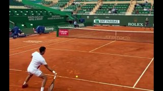 Novak Djokovic vs Alexander Zverev | Partido de práctica en Monte Carlo 2024
