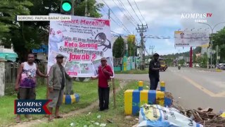 Viral Warga Buang Sampah di Jalan Protokol, Pemkot Sorong Dinilai Lambat Tangani Sampah