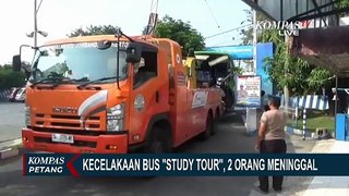 Bus Study Tour Siswa SMP Kecelakaan di Tol Jombang-Mojokerto, 2 Orang Tewas