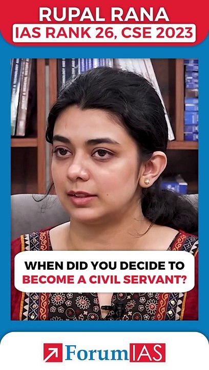 IAS Topper Rupal Rana | IAS Rank 26 - video Dailymotion