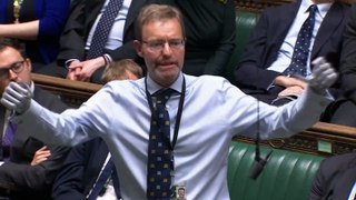 Tory MP Craig Mackinlay makes sepsis plea to Commons as doctors who saved his life watch on