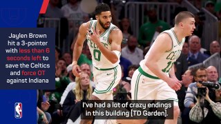 That s*** was chaos - Tatum on Celtics' OT win