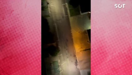 Falcão 13 da PMPR garante segurança em cerco policial a condutor embriagado no Bairro Tropical