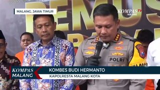 Polresta Malang Kota Musnahkan Barang Bukti Narkoba