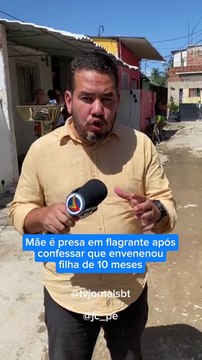 Mãe é presa em flagrante após confessar que envenenou sua própria filha