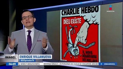 Revista Charlie Hebdo dedica su primera plana a la trágica muerte de Ebrahim Raisi