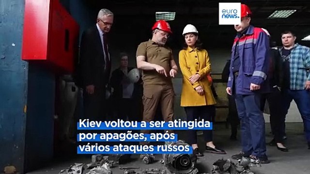 Ucrânia não consegue garantir eletricidade pela primeira vez desde a invasão russa