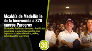 “A los primeros 820 parceros, bienvenidos, no están solos”  Alcalde Federico Gutiérrez