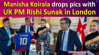 ‘Thrilled’ Manisha Koirala drops pics from her meeting with UK PM Rishi Sunak in London