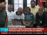 Yaracuy | Gobierno nacional firmó convenio con empresa privada para expandir el panorama económico