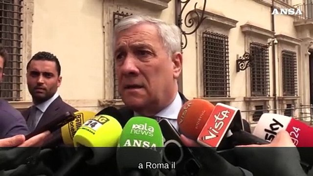 Tajani: Lavoriamo per la pace in Medio Oriente con due popoli e due Stati