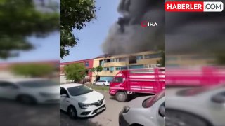 Başakşehir İkitelli Organize Sanayi Bölgesinde Yangın Paniği