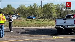 Mueren seis trabajadores mexicanos en accidente vehicular en Idaho