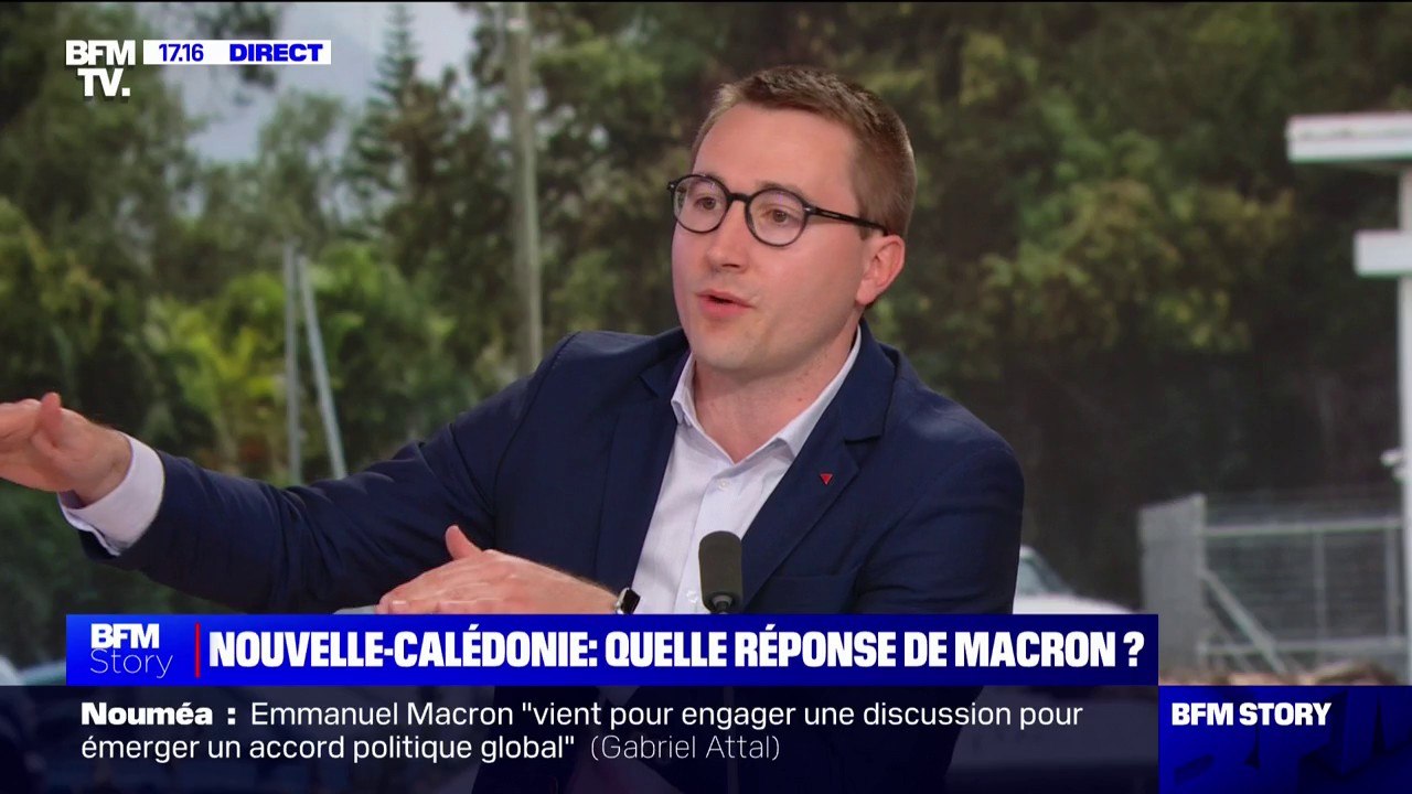 Nouvelle-Calédonie: "C'est plutôt une bonne chose que le président de la République se saisisse du dossier", estime Antoine Léaument (LFI)
