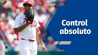Deportes VTV | Ranger Suárez es el primer pitcher con 9 triunfos en lo que va de temporada en la MLB