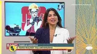 Pâmela Lucciola celebra o aniversário de 6 anos do Band Mulher: 