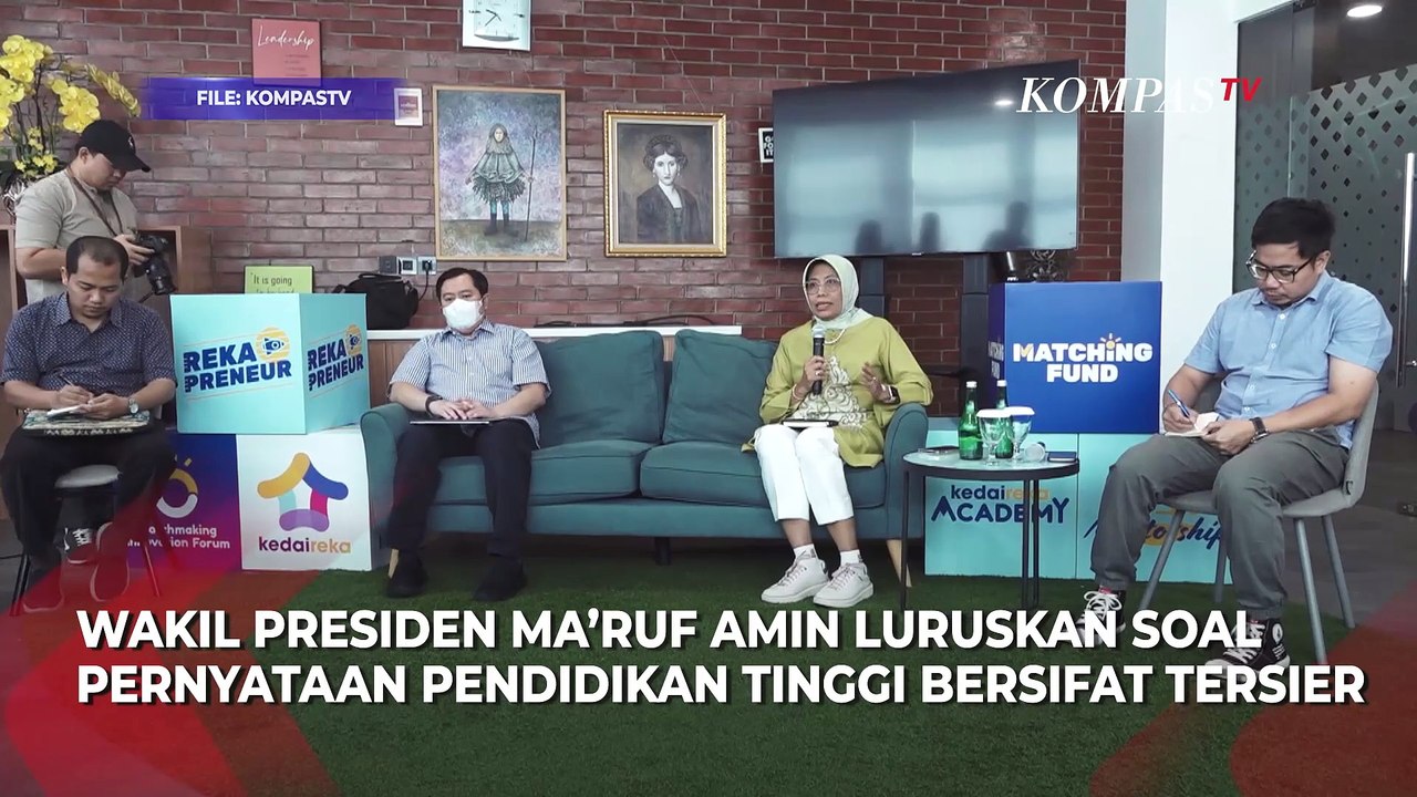 Wapres Maruf Amin soal Pendidikan Tinggi Tersier: Kuliah Penting, Tapi Tak Semua Harus Masuk Kuliah