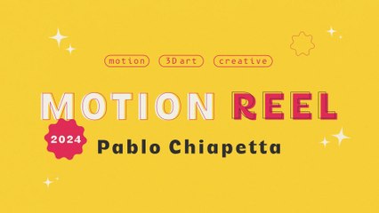 Motion Reel 2024 - Pablo Chiapetta