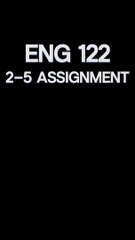Mastering Analysis: ENG 122 2-5 Assignment Guide