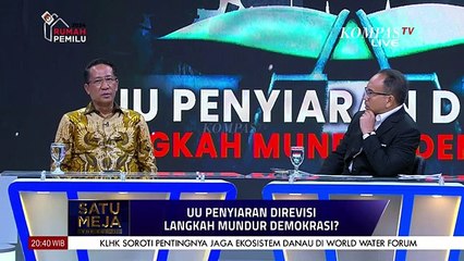 UU Penyiaran Direvisi, Menkominfo: Pemerintah Belum Terima Draf Secara Resmi | SATU MEJA